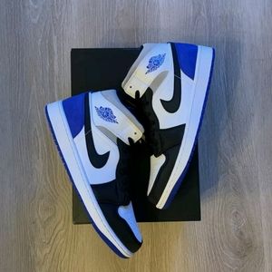Nike Air Jordan 1 Mid SE Game Royal Black Toe